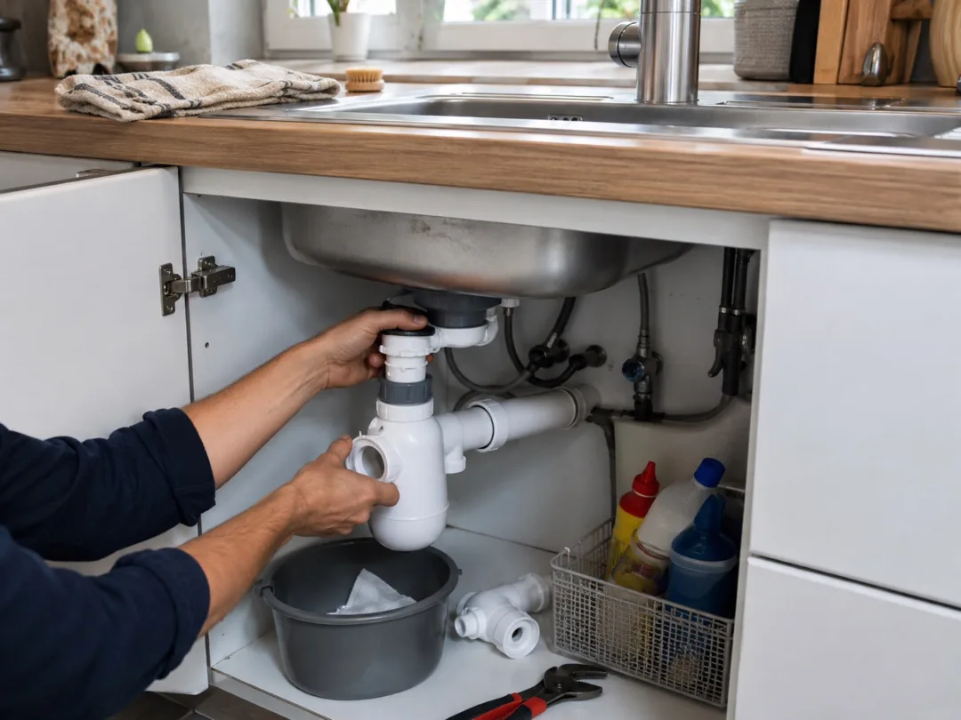 Overstappen op een compacte sifon